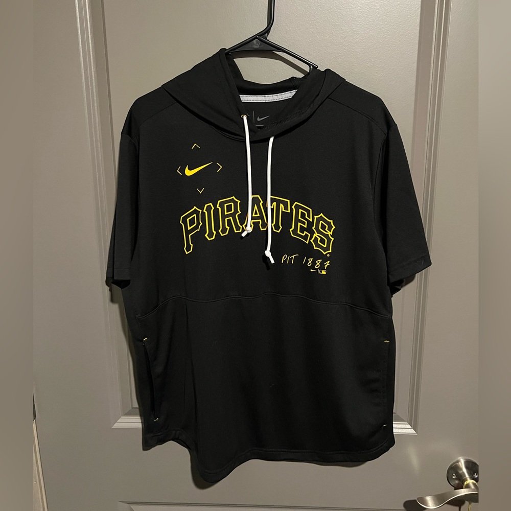 Nike Pittsburgh Pirates Short Sleeve Hoodie Large
